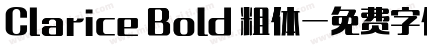 Clarice Bold 粗体字体转换